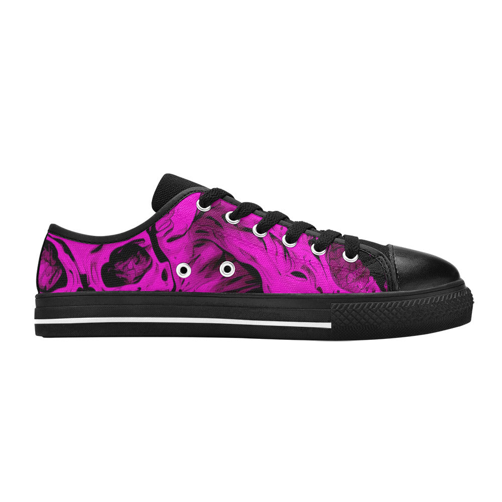MEN'S Cc Horror Art 3 Canvas Neon Fantasy Shoes