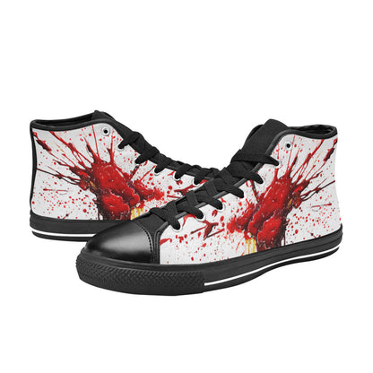 MEN'S Splatter Art Men’S High Top Canvas Vivid Sneakers