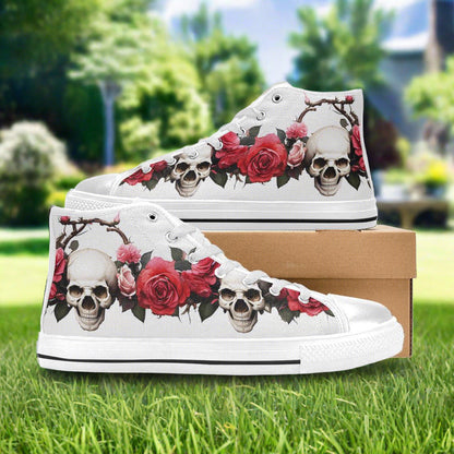 Monarch Silver Blue Wearable MEN Bold Art - Freaky Shoes | Custom Art Sneakers