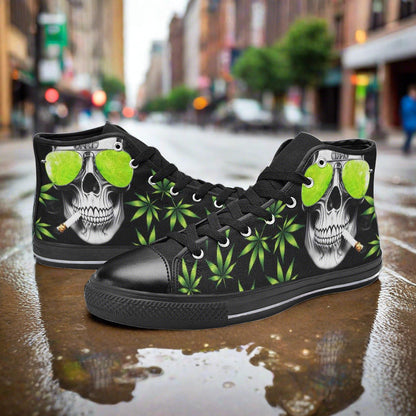 Monarch Earthy Brown Wearable MEN Bold Art - Freaky Shoes | Custom Art Sneakers
