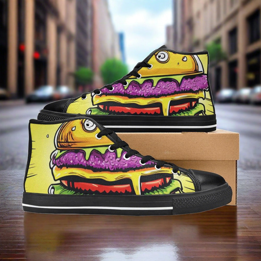 Phoenix Earthy Brown Vivid Bold Art - Freaky Shoes
