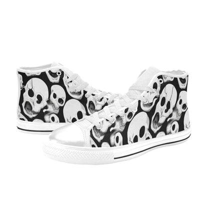 WOMEN'S Cc Skulls One Color High Top Canvas Vivid Sneakers