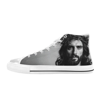 WOMEN'S Jesus37 High Top Canvas Grunge Shoes