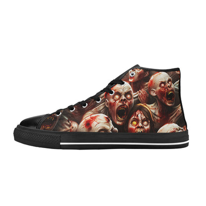 MEN'S Monsters Men’S High Top Canvas Dark Academia Custom Sneakers