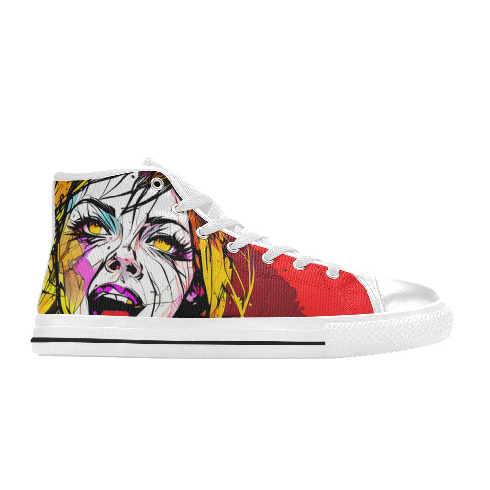 MEN'S Scream 2 Men’S High Top Canvas Aesthetic Custom Sneakers