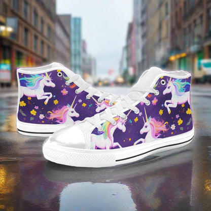 Monarch White Gold Custom MEN Bold Art - Freaky Shoes | Custom Art Sneakers