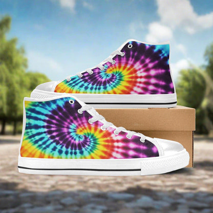 Koi Dark Cosmic Unique MEN Bold Art - Freaky Shoes | Custom Art Sneakers