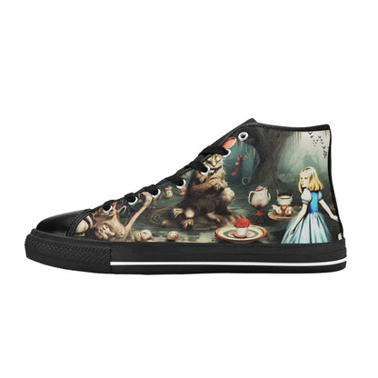 MEN'S Creepy World Wonderland Men’S High Top Canvas Dark Academia Sneakers