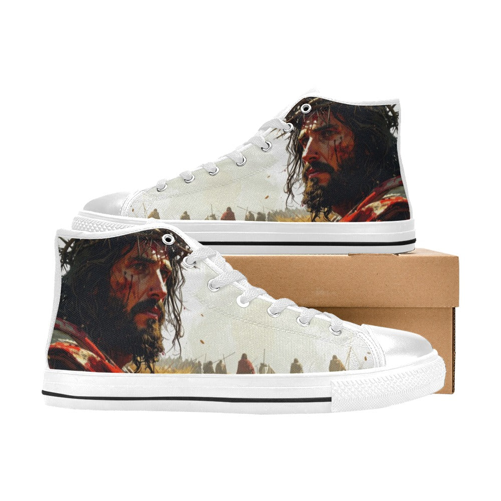 WOMEN'S Jesus_Ht_15 High Top Canvas Dreamcore Custom Sneakers