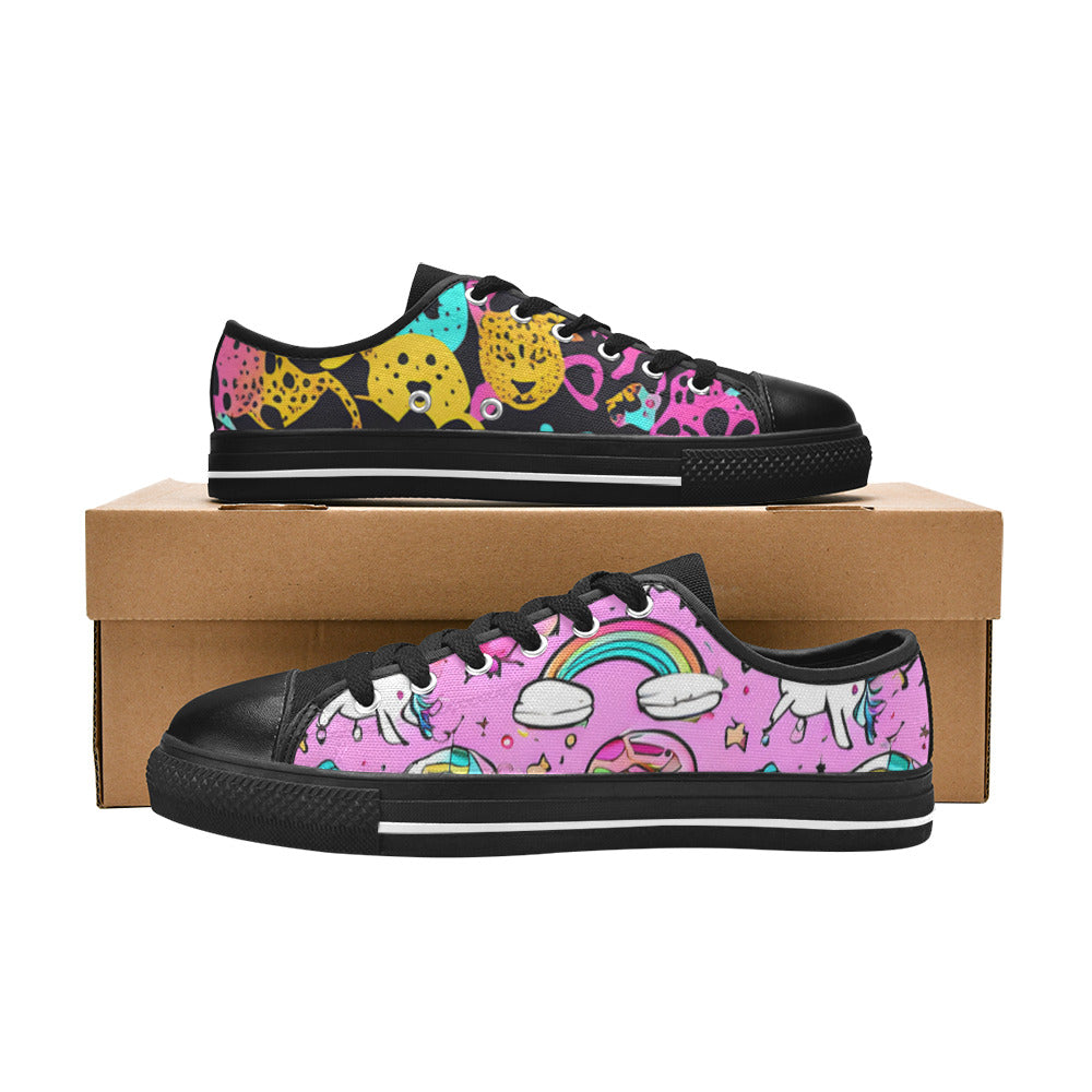 WOMEN'S Animal Print Art Canvas Dreamcore Sneakers