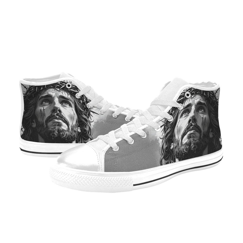 MEN'S Jesus_Ht_05 Men’S High Top Canvas Dreamcore Sneakers