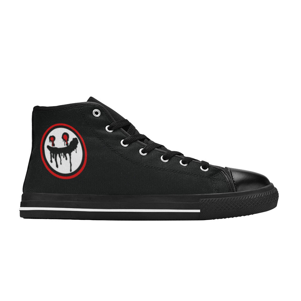 WOMEN'S High Tops Freaky Shoes High Top Canvas Vivid Custom Shoes