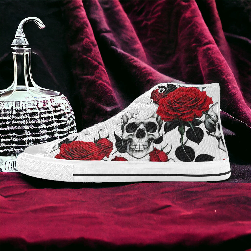 Jellyfish Teal Gold Dazzling MEN Bold Art - Freaky Shoes | Custom Art Sneakers