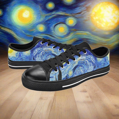 Mermaid Orange Black Wearable Bold Art - Freaky Shoes