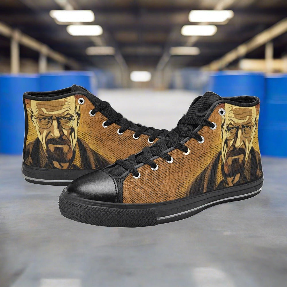 Phoenix Red Gold Custom Bold Art - Freaky Shoes