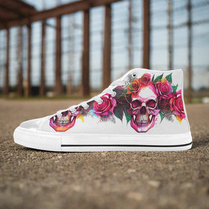 Monarch Pink Cream Vivid MEN Bold Art - Freaky Shoes | Custom Art Sneakers