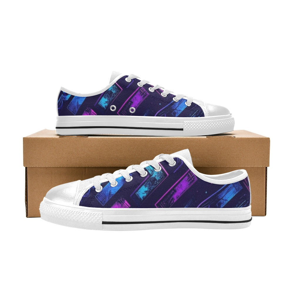 MEN'S Electric Houndstooth Dream 1 Low Top Canvas Vivid Shoes