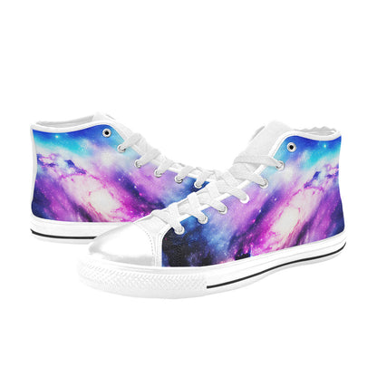 WOMEN'S Cc Galaxy Art 3 High Top Canvas Dreamcore Custom Shoes