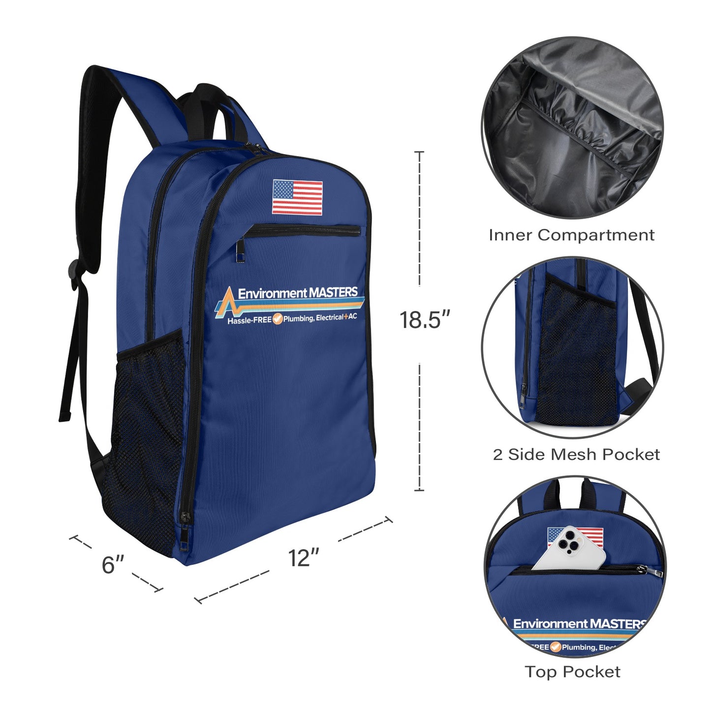 Environment Masters All Over Print Leisure Sports Backpack (Model 1741)