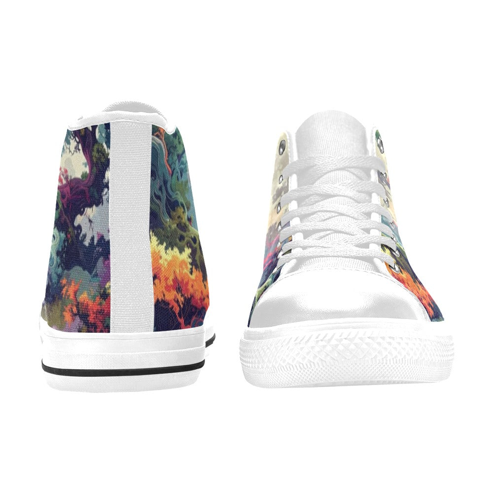Camo Design 1 Men’s Classic High Top Canvas Shoes