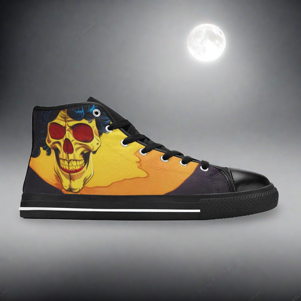 Koi Amber Gold Vivid WOMEN Bold Art - Freaky Shoes | Custom Art Sneakers