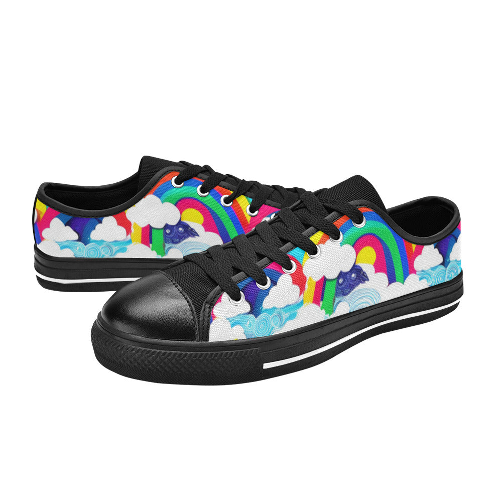 WOMEN'S Clouds Unicorns Art Canvas Surreal Shoes