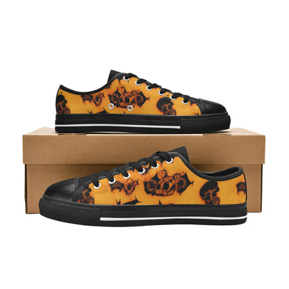 WOMEN'S Halloween Art 2 Canvas Vivid Sneakers