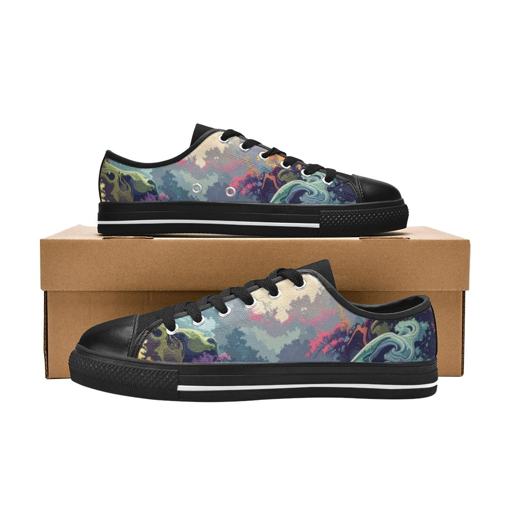 Camo Design 1 Low Top Canvas Shoes for Kid