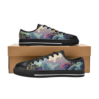 Camo Design 1 Low Top Canvas Shoes for Kid