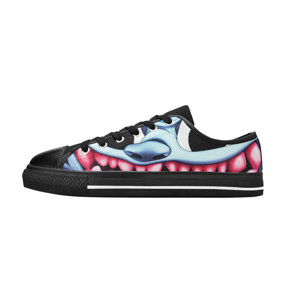 WOMEN'S Blue Rage Horror 2 Canvas Aesthetic Sneakers