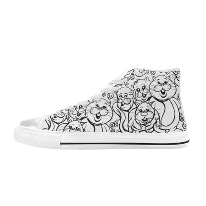 MEN'S Rabbits Monster Art Pen High Top Canvas Y2K Sneakers