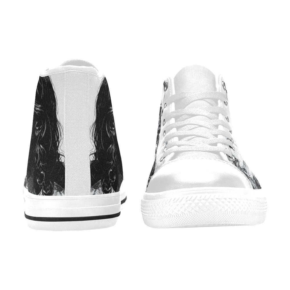 WOMEN'S Jesus2 High Top Canvas Vibrant Chaos Sneakers