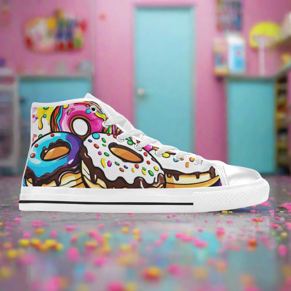 Wolf Dark Cosmic Wearable WOMEN Bold Art - Freaky Shoes | Custom Art Sneakers
