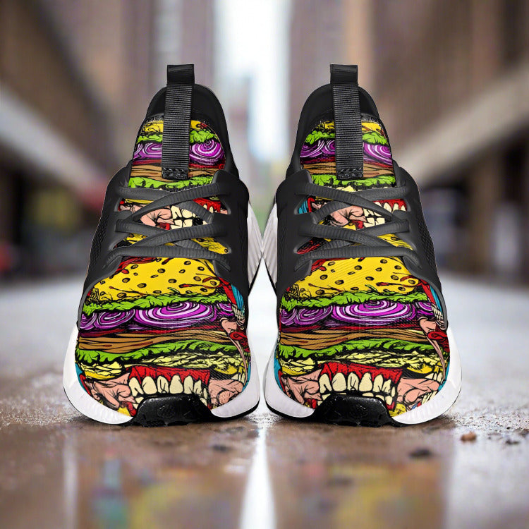 Viking Green Emerald Custom Bold Art - Freaky Shoes | Custom Art Sneakers