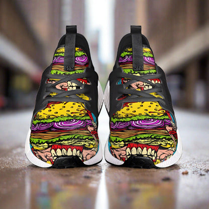 Viking Green Emerald Custom Bold Art - Freaky Shoes | Custom Art Sneakers