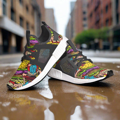 Viking Green Emerald Custom Bold Art - Freaky Shoes | Custom Art Sneakers