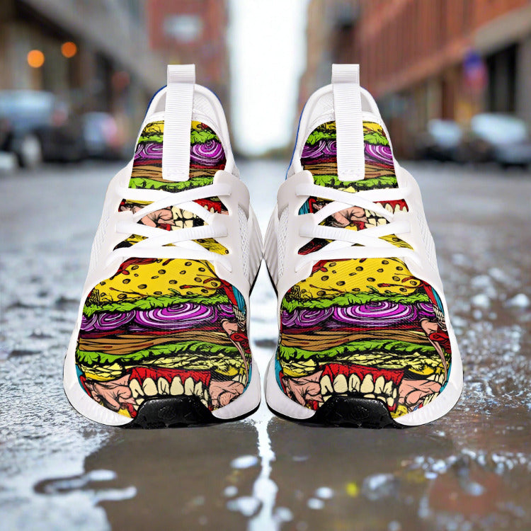 Viking Green Emerald Custom Bold Art - Freaky Shoes | Custom Art Sneakers