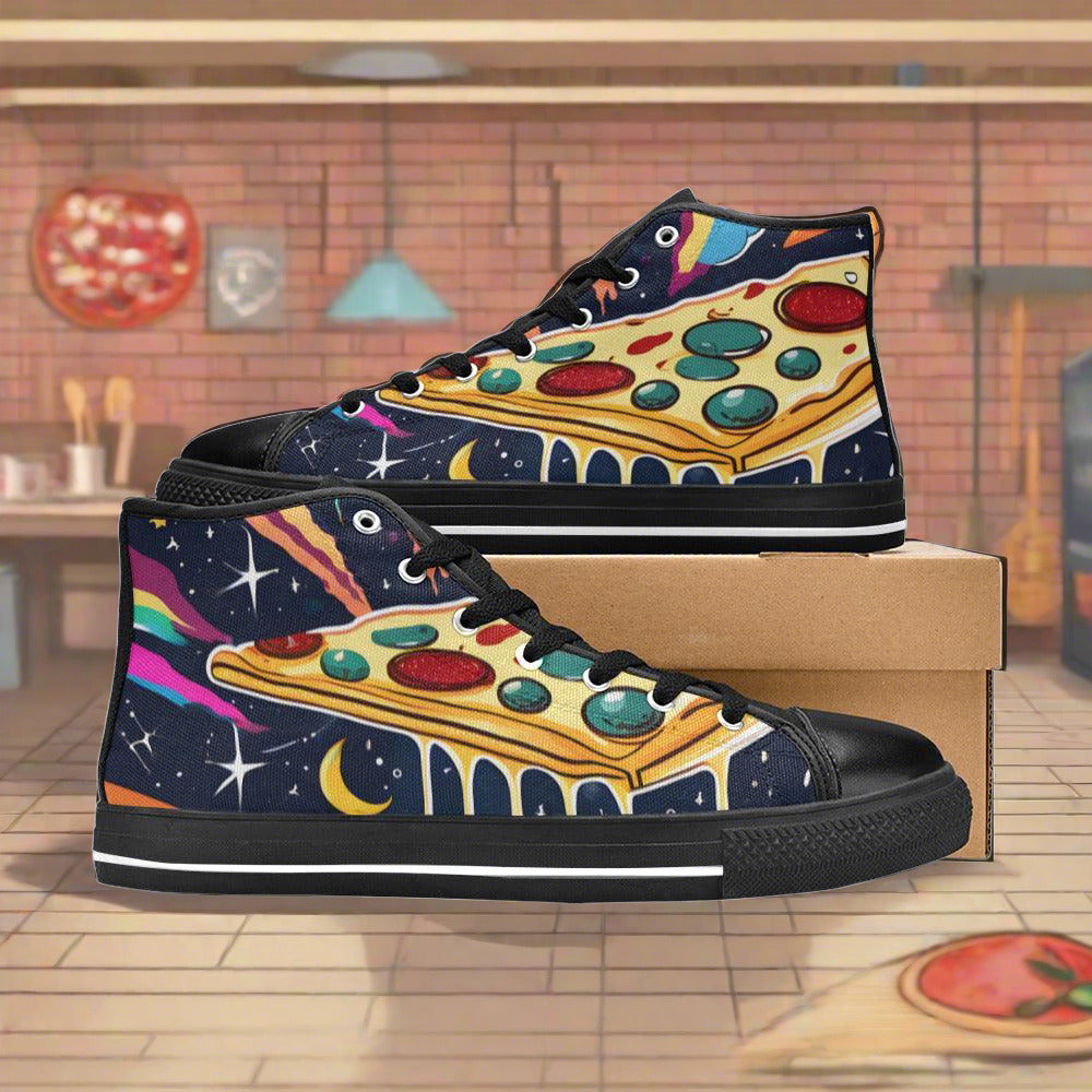 Jellyfish Silver Blue Stunning MEN Bold Art - Freaky Shoes | Custom Art Sneakers