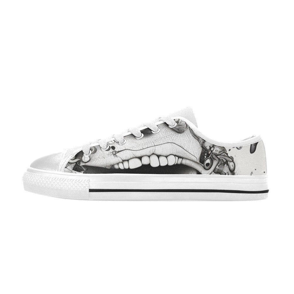 MEN'S Freestyle Horror Canvas Neon Fantasy Custom Sneakers