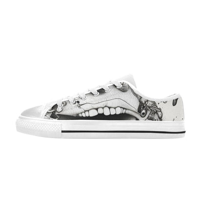 MEN'S Freestyle Horror Canvas Neon Fantasy Custom Sneakers