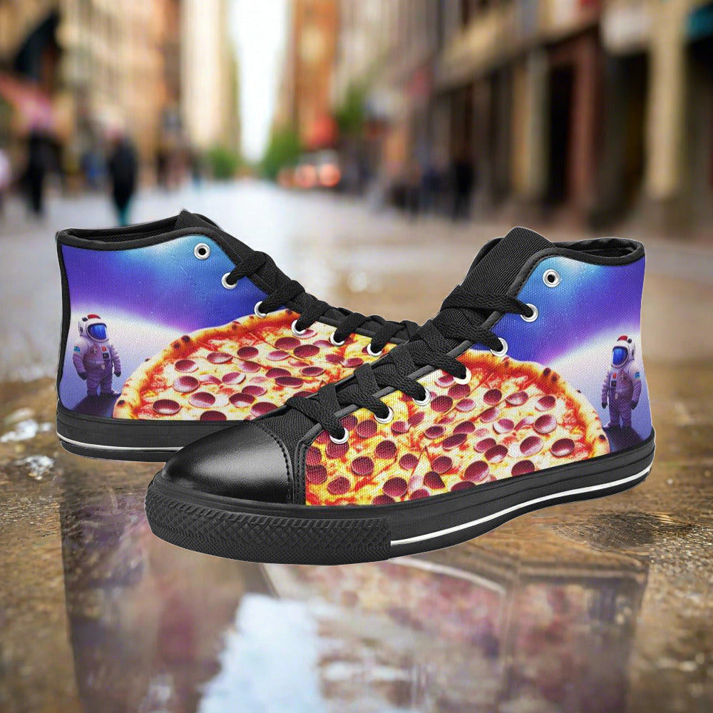 Jellyfish Pink Cream Creative MEN Bold Art - Freaky Shoes | Custom Art Sneakers