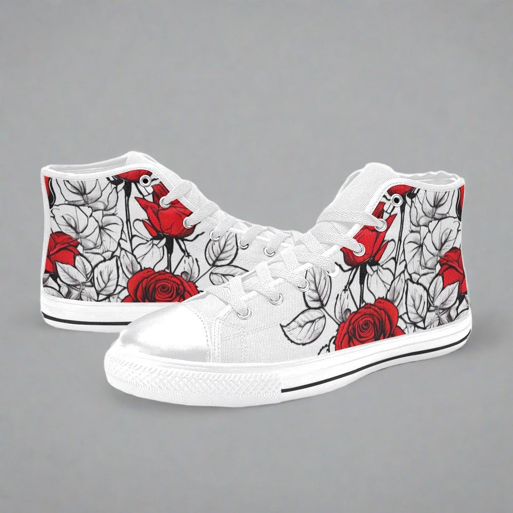 Phoenix Navy Indigo Unique Bold Art - Freaky Shoes
