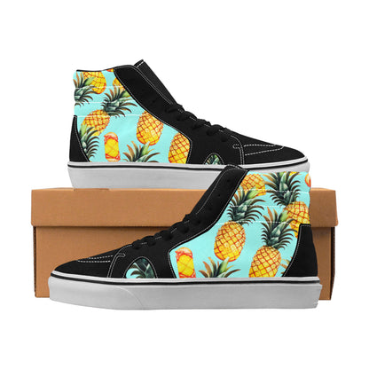 WOMEN'S Pineapples Please 5 High Top Skateboarding Cottagecore Shoes