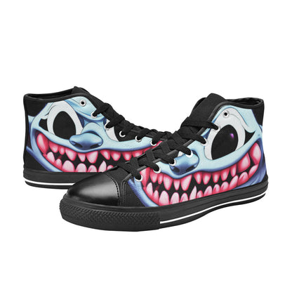 MEN'S Blue Rage Horror 2 High Top Canvas Aesthetic Sneakers