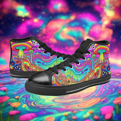 Dragon Amber Gold Wearable Bold Art - Freaky Shoes