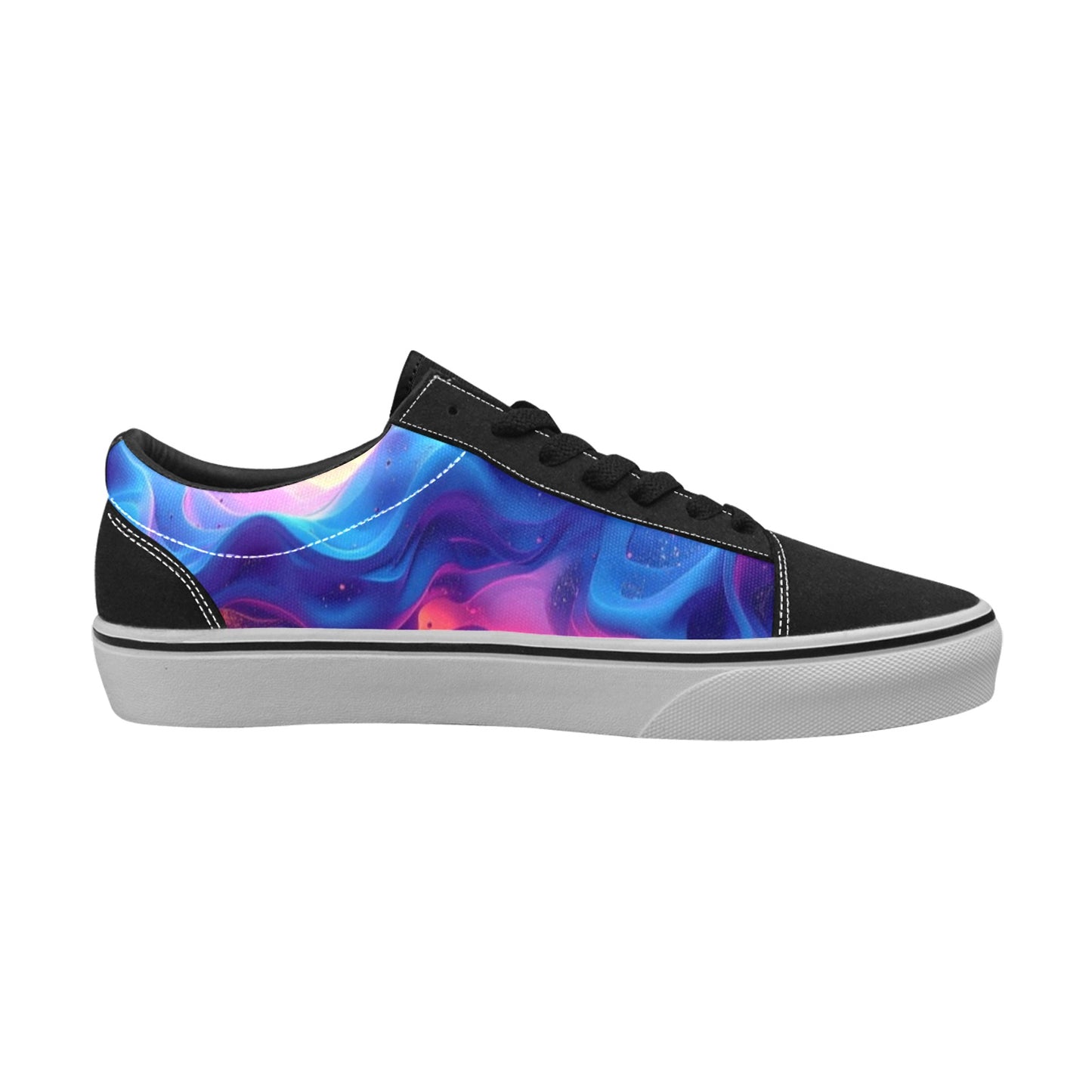 MEN'S Ethereal Camo Design 2 Low Top Skateboarding Dark Academia Custom Shoes