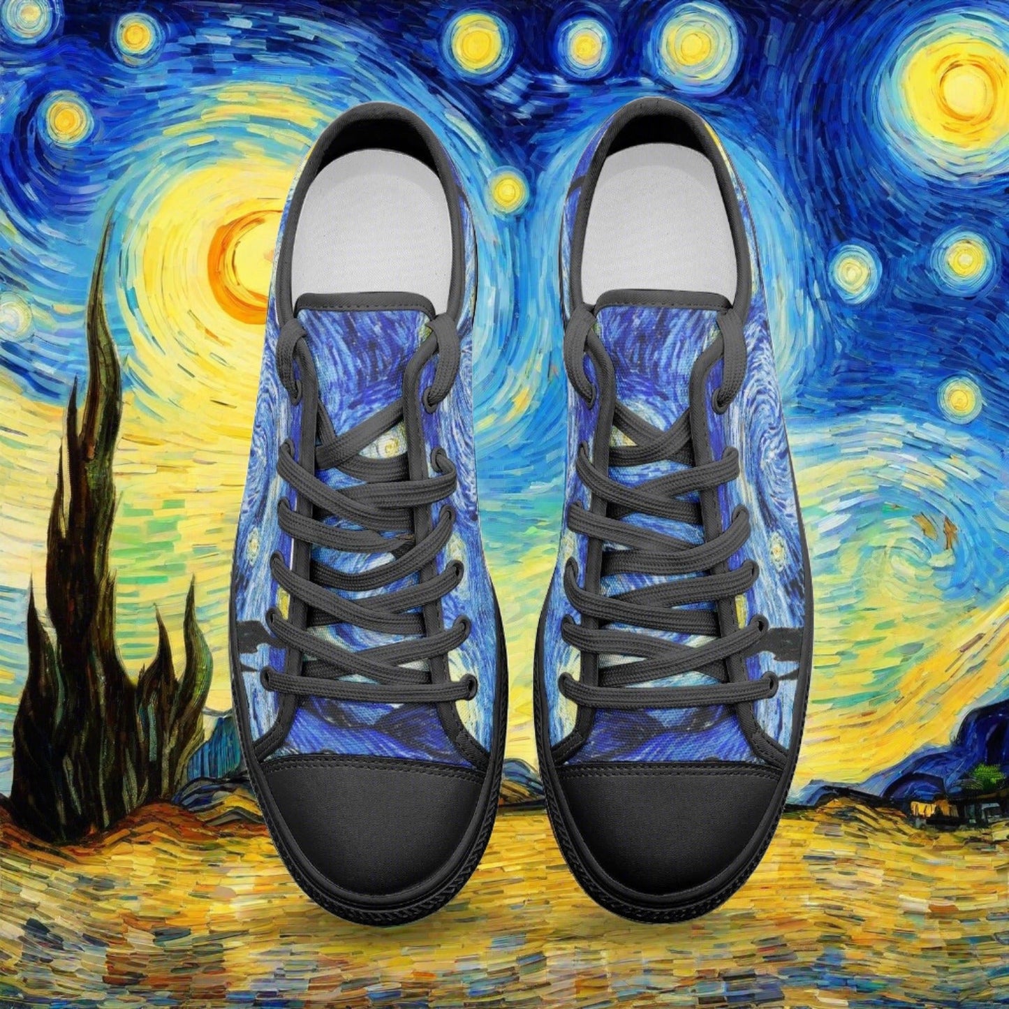 Viking Vivid Multicolor Custom Bold Art - Freaky Shoes | Custom Art Sneakers