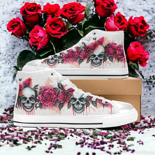 Jellyfish Navy Indigo Dazzling WOMEN Bold Art - Freaky Shoes | Custom Art Sneakers