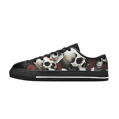 MEN'S Rose Skulls Dark 3 Canvas Dreamcore Sneakers