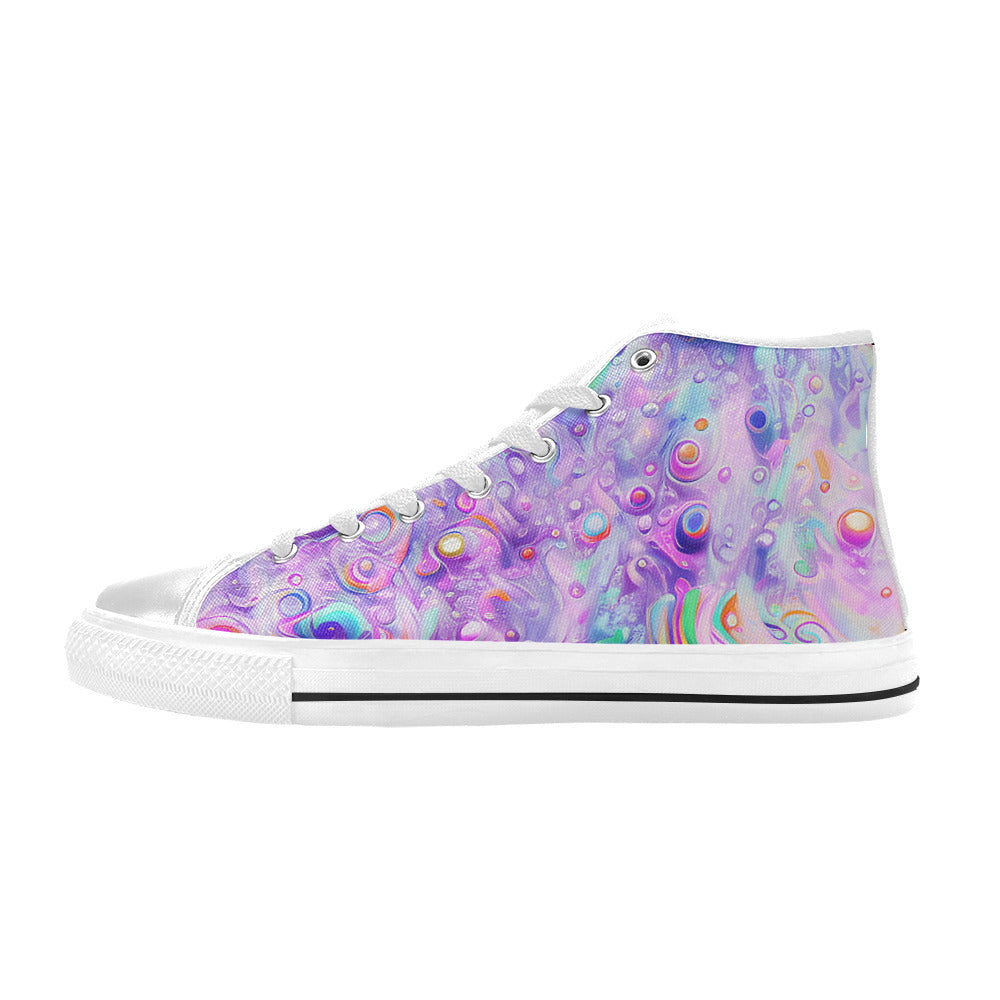 WOMEN'S Cc Acid Bath 10 High Top Canvas Aesthetic Custom Shoes